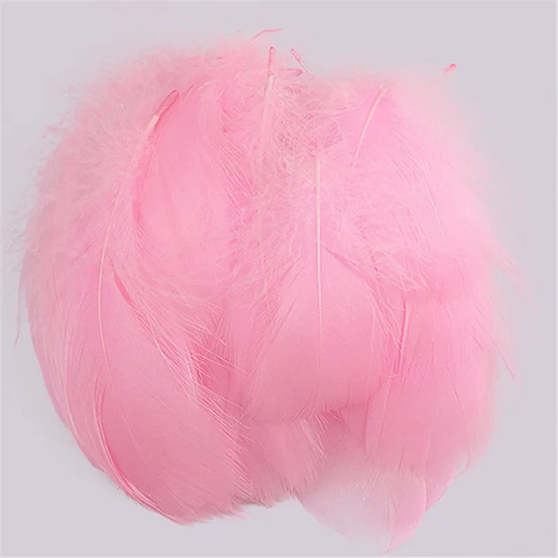 100pcs Goose Feathers for Crafts 4-8cm 6-12cm Swan Plumes Wedding Party Handicraft Accessories Decoration Dream Catcher Feathers