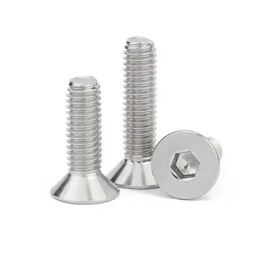 M2 M2.5 M3 M4 M5 M6 M8 304 A2 Stainless Steel Black grade 10.9 Hexagon Hex Socket Head Flat Countersunk Allen Bolt Screw