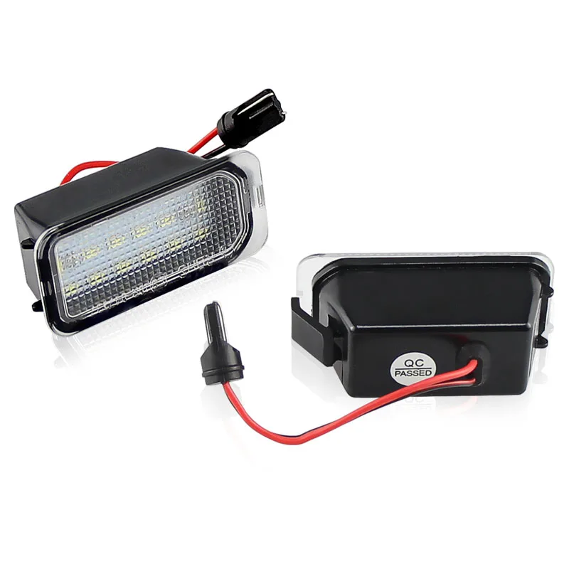 2Pcs License Plate Light for Ford KUGA S MAX MONDEO MK4 MK5 MK2 FIESTA 2008-2019 FOCUS Ford Jaguar XJ XF LED Number Signal Light