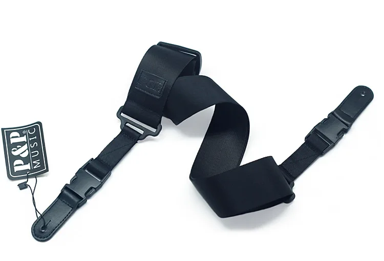 Guitar Strap Nylon Folk Electric Guitar Belt Buckle Type Genuine Leather Head