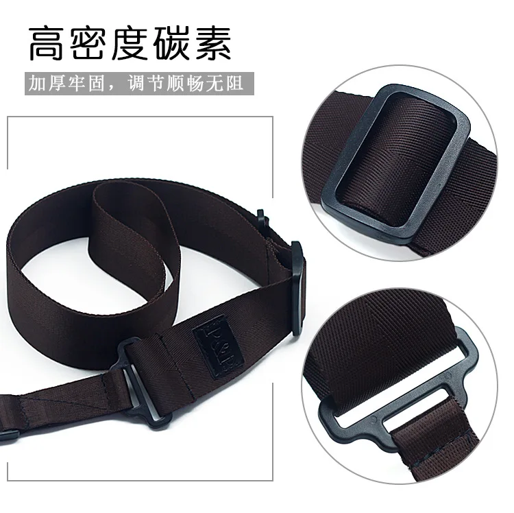 Guitar Strap Nylon Folk Electric Guitar Belt Buckle Type Genuine Leather Head