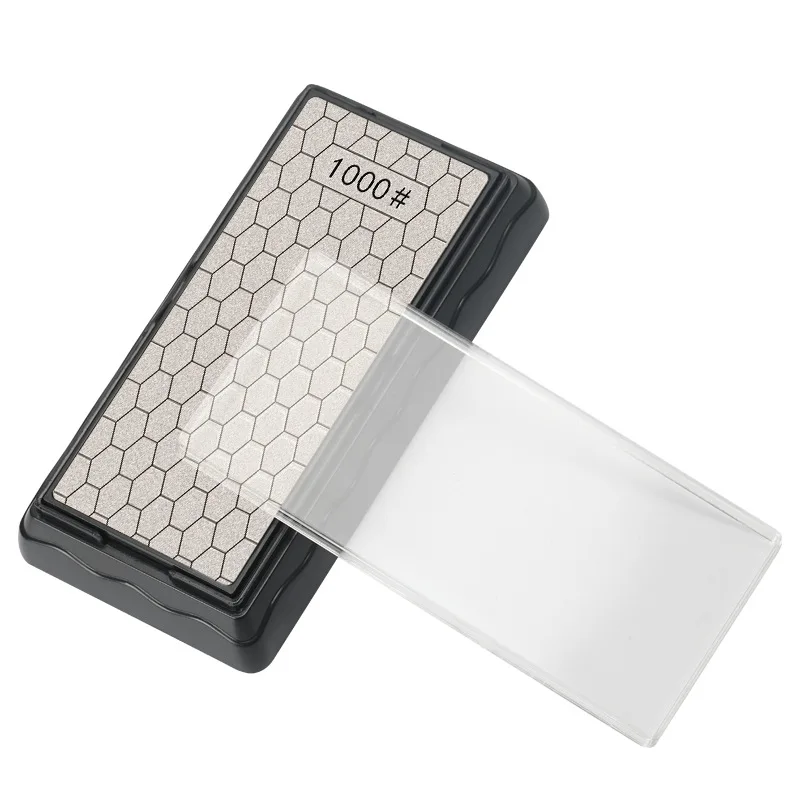Double-Side Base Diamond Sharpening Stone Whetstone Knife Kitchen Grit Chef Knife Grinding 400/600/1000/1200 Grit Sharpener