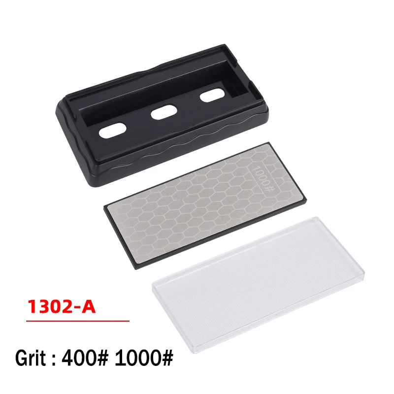 Double-Side Base Diamond Sharpening Stone Whetstone Knife Kitchen Grit Chef Knife Grinding 400/600/1000/1200 Grit Sharpener