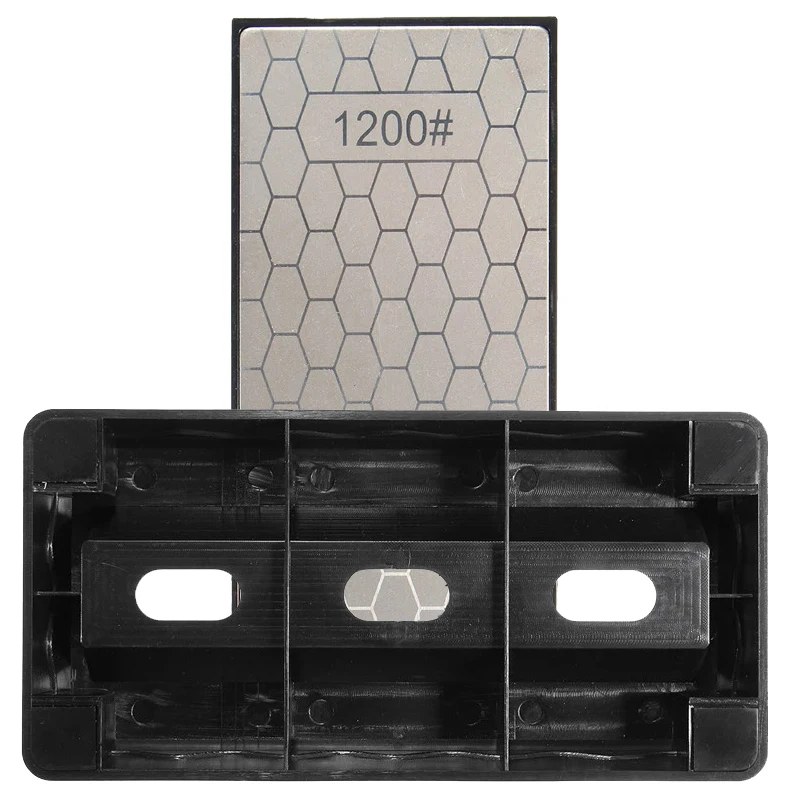 Double-Side Base Diamond Sharpening Stone Whetstone Knife Kitchen Grit Chef Knife Grinding 400/600/1000/1200 Grit Sharpener