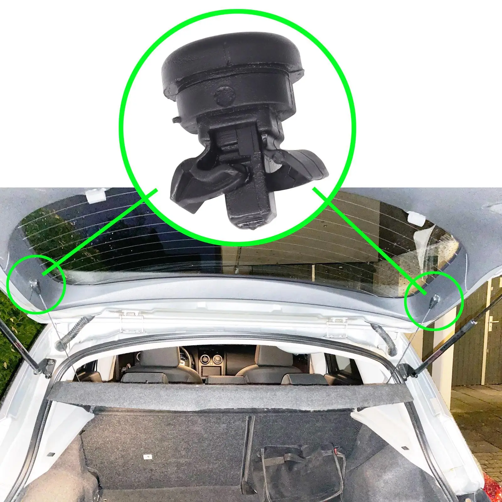 2 clips For Renault Clio Megane Scenic Laguna Modus MK1 MK2 MK3 1 2 3 Rear Boot Parcel Shelf String Hanger Brakcet 7705099001