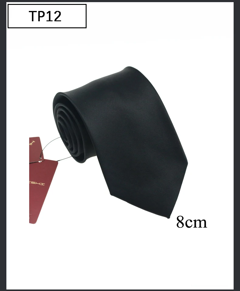 British Style Sale Mariage Waterproof Necktie Formal Black Solid Color Unisex Stripe Shape Men's For Gift Lapel Neck Tie Women