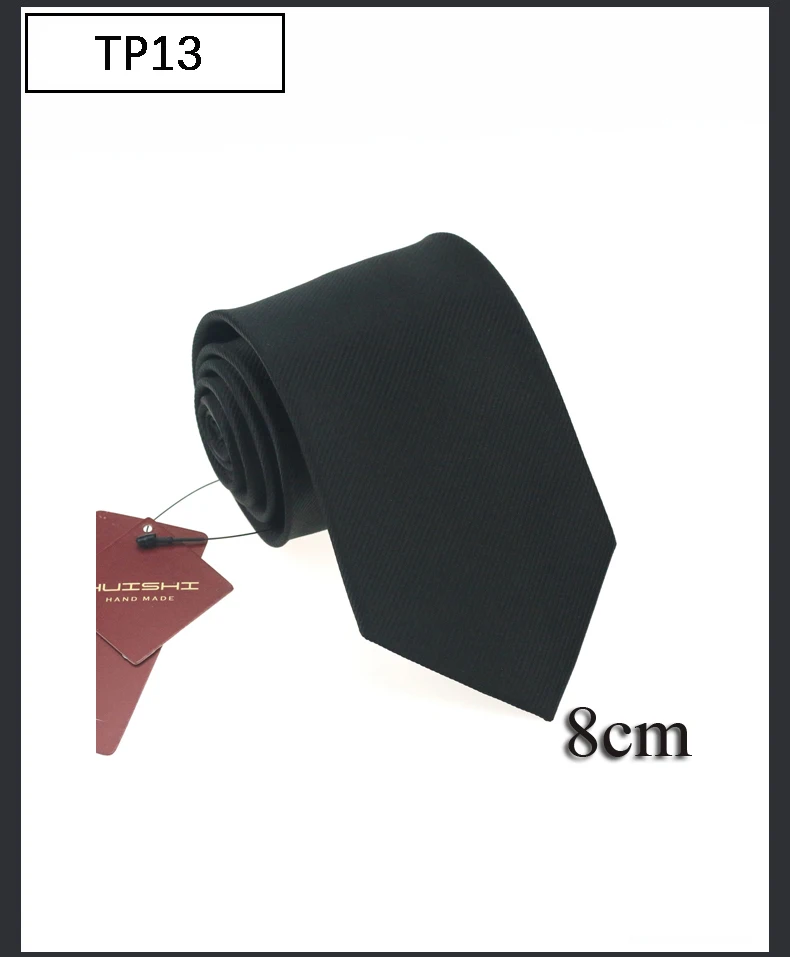British Style Sale Mariage Waterproof Necktie Formal Black Solid Color Unisex Stripe Shape Men's For Gift Lapel Neck Tie Women