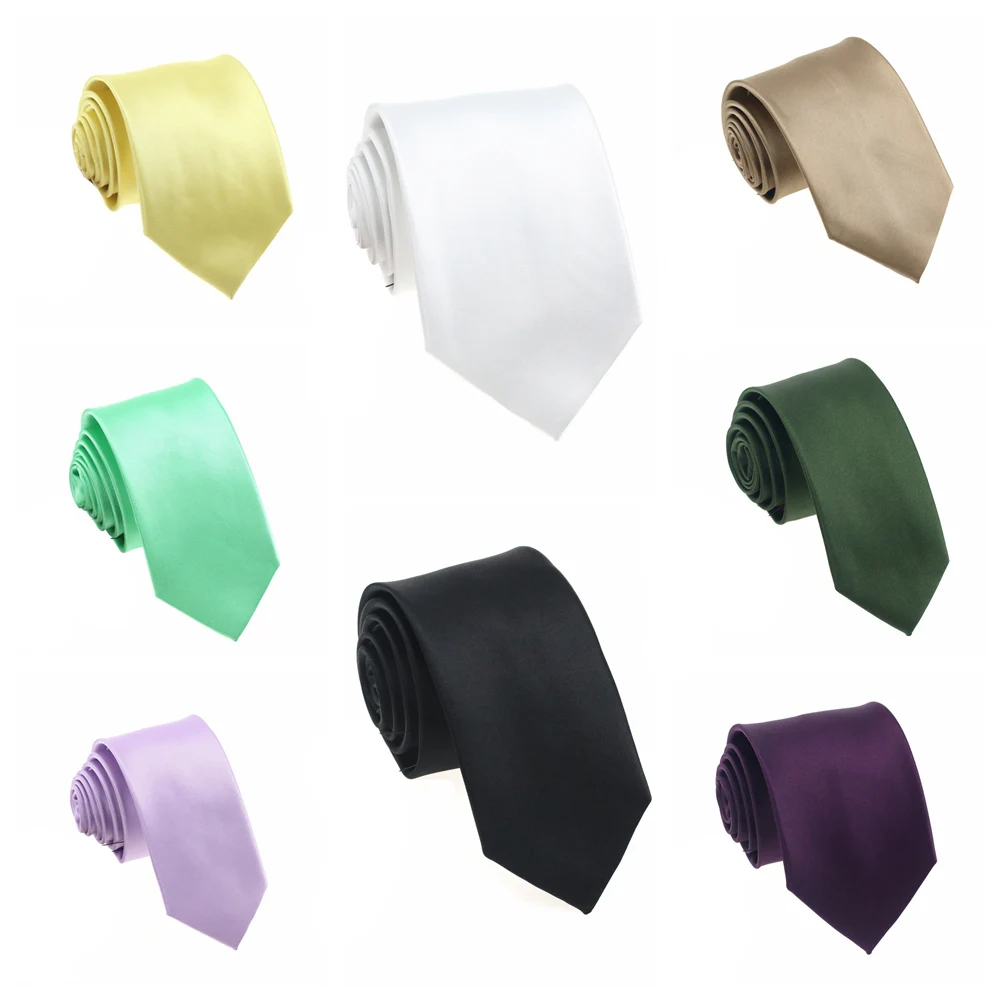 British Style Sale Mariage Waterproof Necktie Formal Black Solid Color Unisex Stripe Shape Men's For Gift Lapel Neck Tie Women
