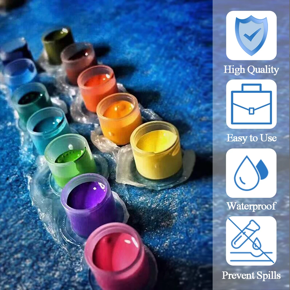 1000/500/100pcs Plastic Tattoo Ink Cups Caps 17mm 14mm 11mm Clear Self Standing Ink Caps Tattoo Pigment Cups Supply for Inks