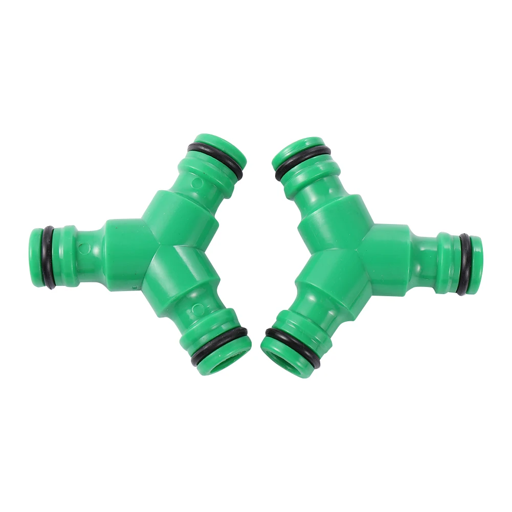 2-Way Garden Tap Water Splitter 1/2" 3/4" Female Thread Garden Hose Y Type Watering Adjustable Switch Water Controller Valve