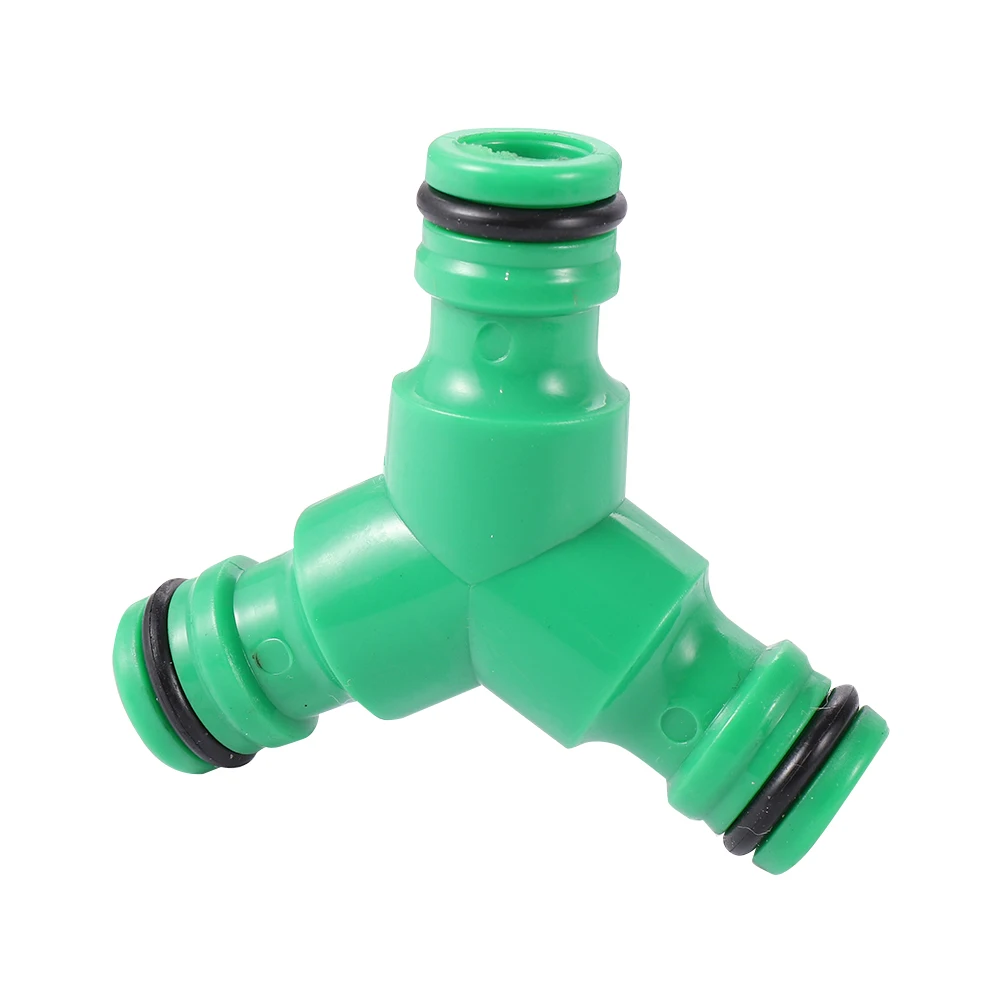 2-Way Garden Tap Water Splitter 1/2" 3/4" Female Thread Garden Hose Y Type Watering Adjustable Switch Water Controller Valve
