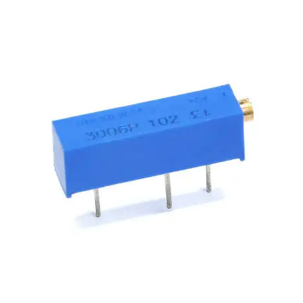 5PCS 3006P Precision Multi-turn Adjustable Potentiometer 1K 2K 5K 10K 20K 50K 100K 200K 500K 100R 200R 500R 100 200 500 ohm