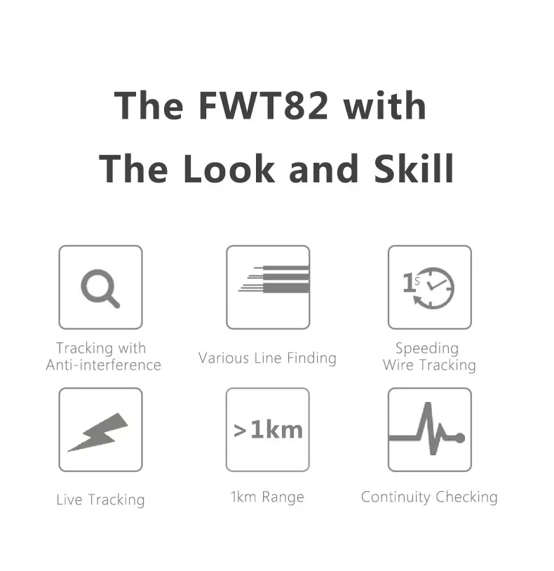 BSIDE. Network Cable Tracker Wire Tester FWT82/81 Professional RJ45/11 Telephone Toner Ethernet LAN Tracer Detector Line Finder