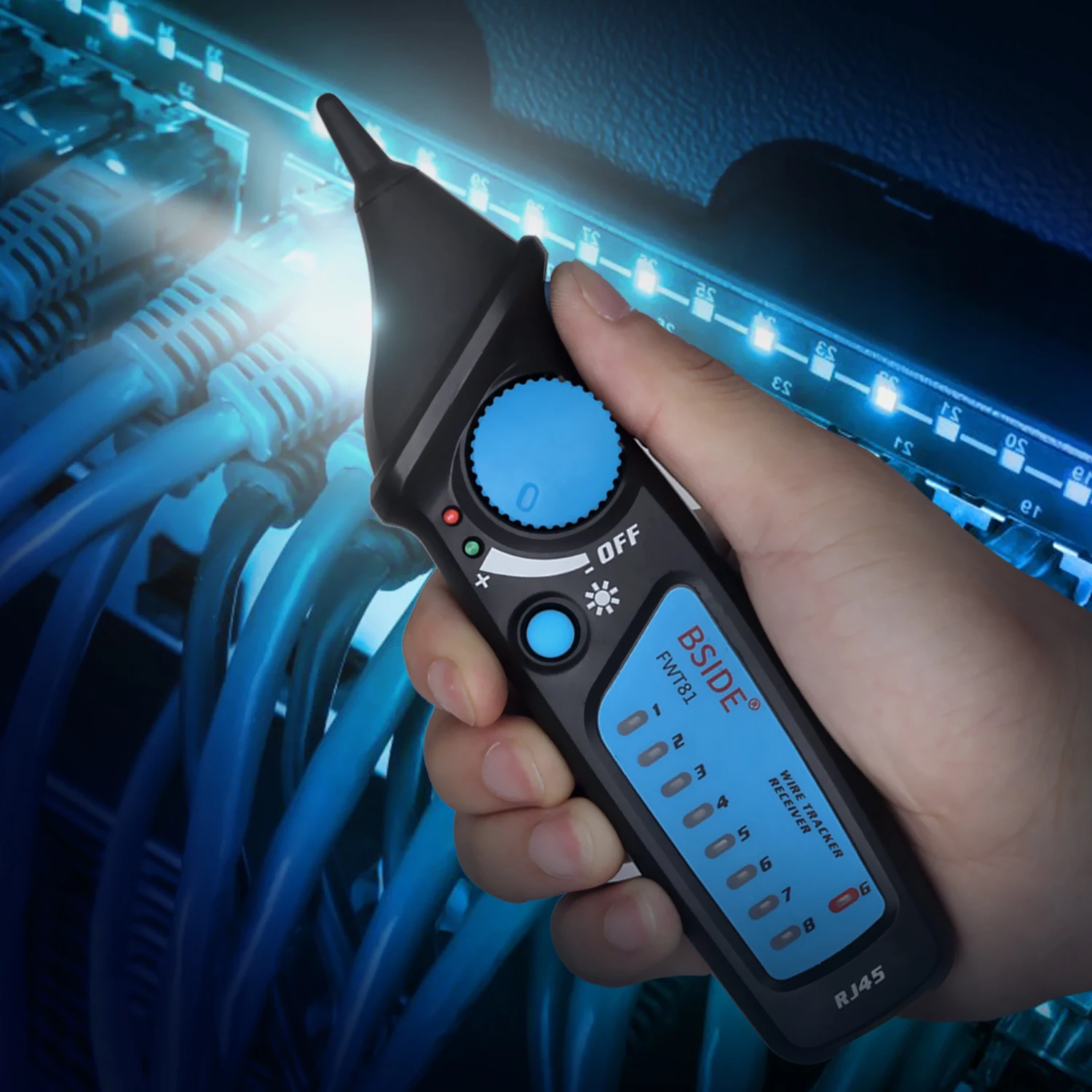 BSIDE. Network Cable Tracker Wire Tester FWT82/81 Professional RJ45/11 Telephone Toner Ethernet LAN Tracer Detector Line Finder