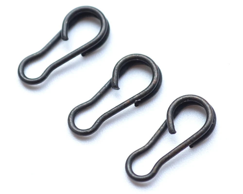 60pcs Fishing Snap Clips Speed Links Swivel Quick Change Carp Terminal Tackle AG039