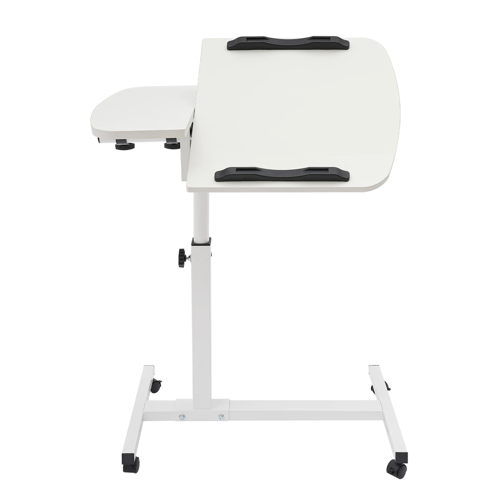 Angle & Height Adjustable Rolling Table Laptop Notebook Stand Tiltable Table Top Desk Sofa Bed Side Table