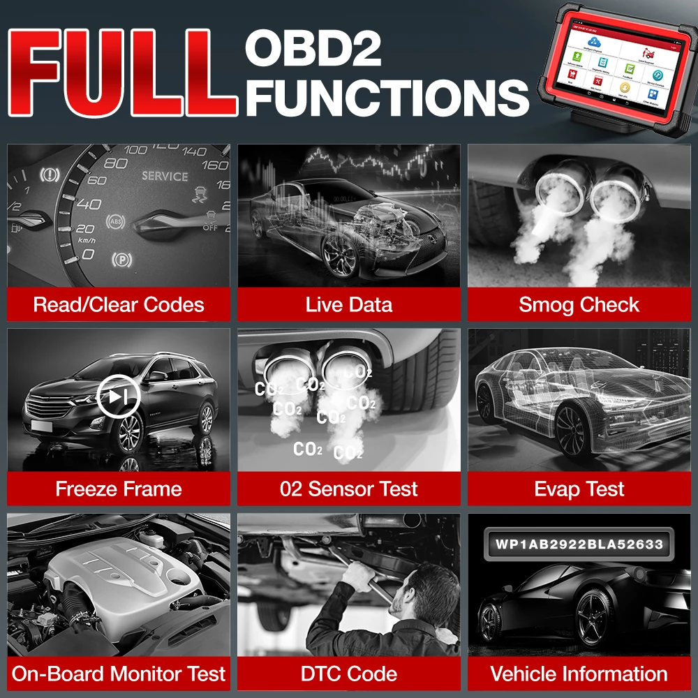 LAUNCH X431 PRO TT Bidirectional Scan Tool with DBSCar VII Connector,37+ Reset for All Cars,ECU Online Coding,CANFD Key IMMO,
