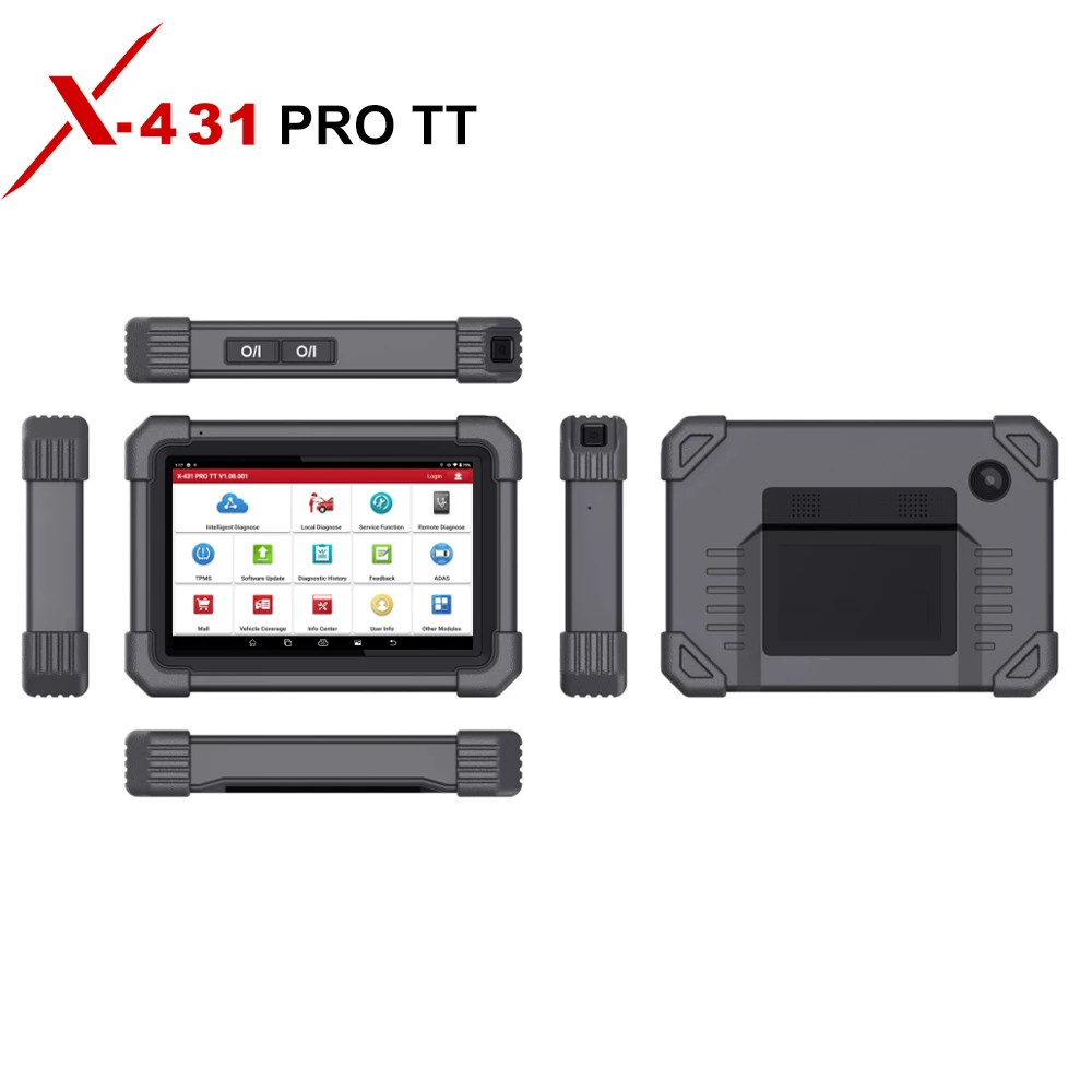 LAUNCH X431 PRO TT Bidirectional Scan Tool with DBSCar VII Connector,37+ Reset for All Cars,ECU Online Coding,CANFD Key IMMO,