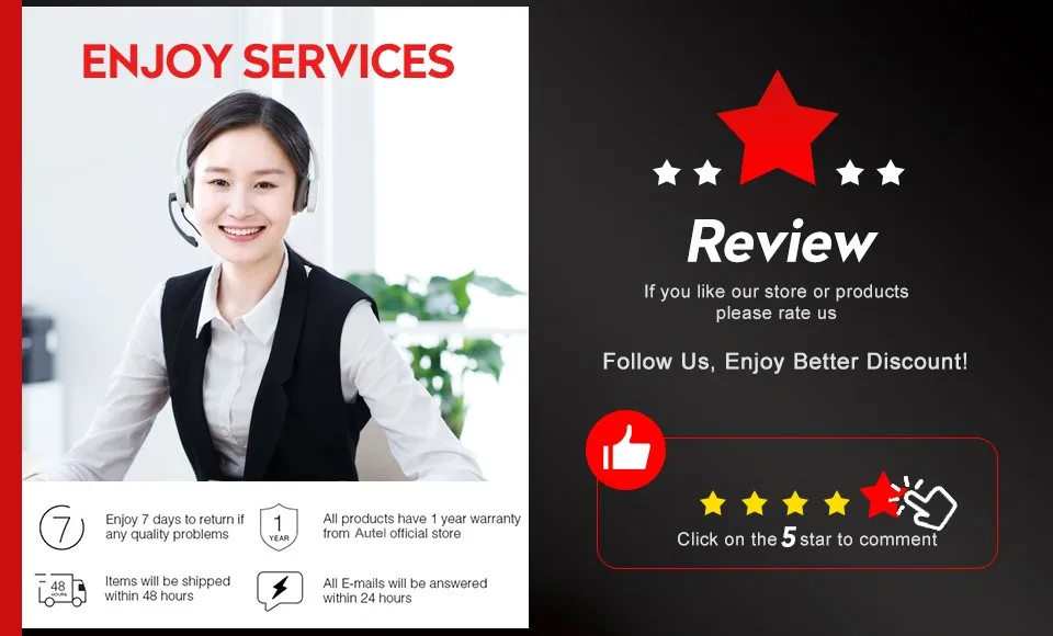 Autel MX-Sensor 433 315MHZ TPMS Sensor MaxiTPMS Tire Pressure Monitor Tester Tire Repair Tools Scanner Programming MX-Sensor