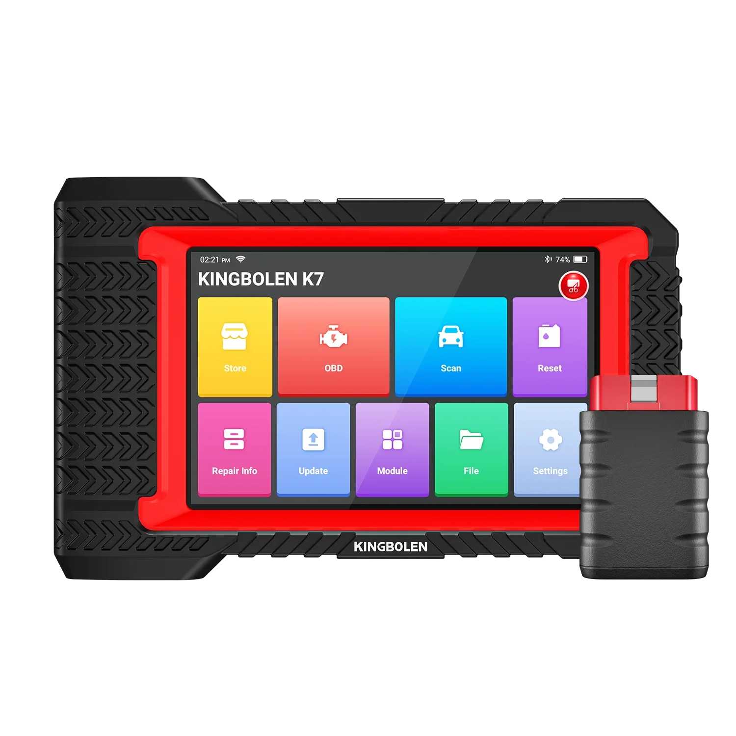 Lifetime Free Update KINGBOLEN K7 ALL System Car Diagnostic Tools ECU Coding Active Test 28 Resets PK LAUNCH X431 CRP919E BT