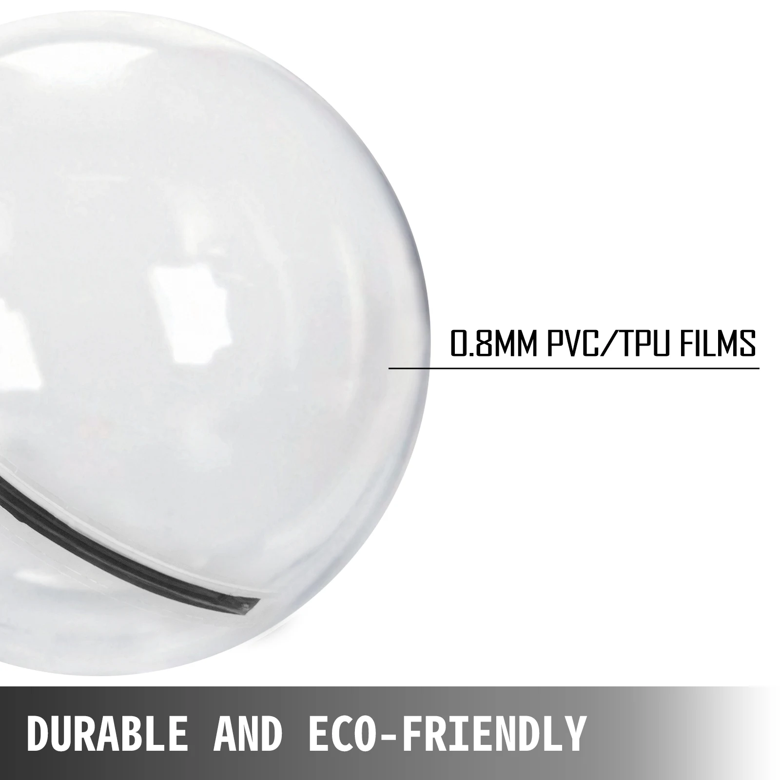 SucceBuy 2M Water Walking Ball with Air Blower Pump Inflatable PVC Zorb Ball Waterproof for Amusement Park Swimming Pool