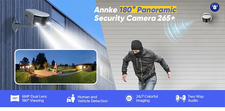ANNKE H.265+ 8CH 5MP DVR Security Surveillance Kits 8pcs 5MP PIR Outdoor Cameras IP67 Weatherproof DVR SECUR Camera System Alarm