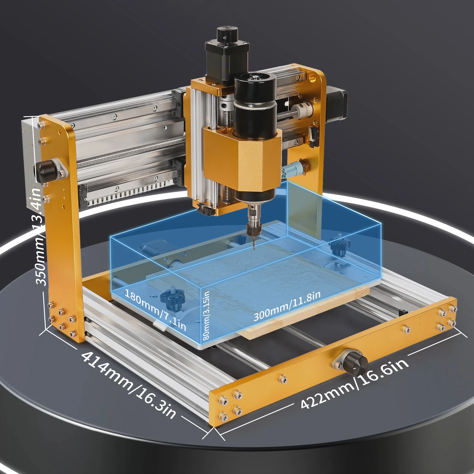 CNC Router Machine 3018Pro Ultra with 500W Spindle for Wood Metal Acrylic MDF Carving , 3 Axis Milling Cutting Machine