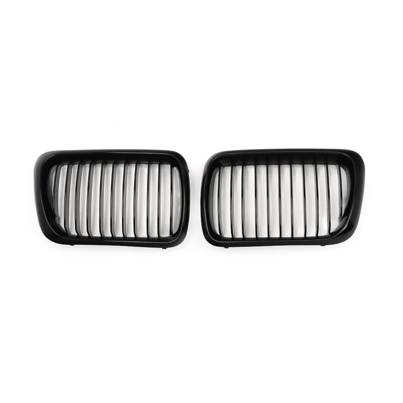 Front Hood Kidney Grille Grill Gloss Black High Quality ABS Plastic For BMW 3 Series M3 E36 1996 1997 1998 1999