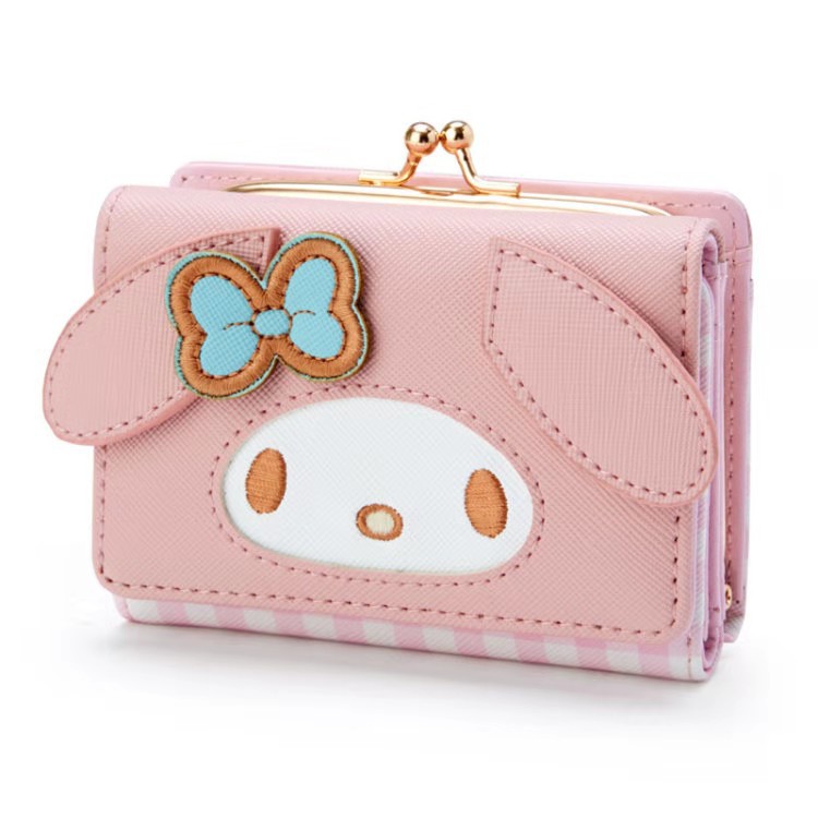 Hello Kitty Coin Purse Creative Small Wallet Wholesale Mini Purses My Melody Kuromi Keychain Wallet Sanrio Purse Kawaii Clutch