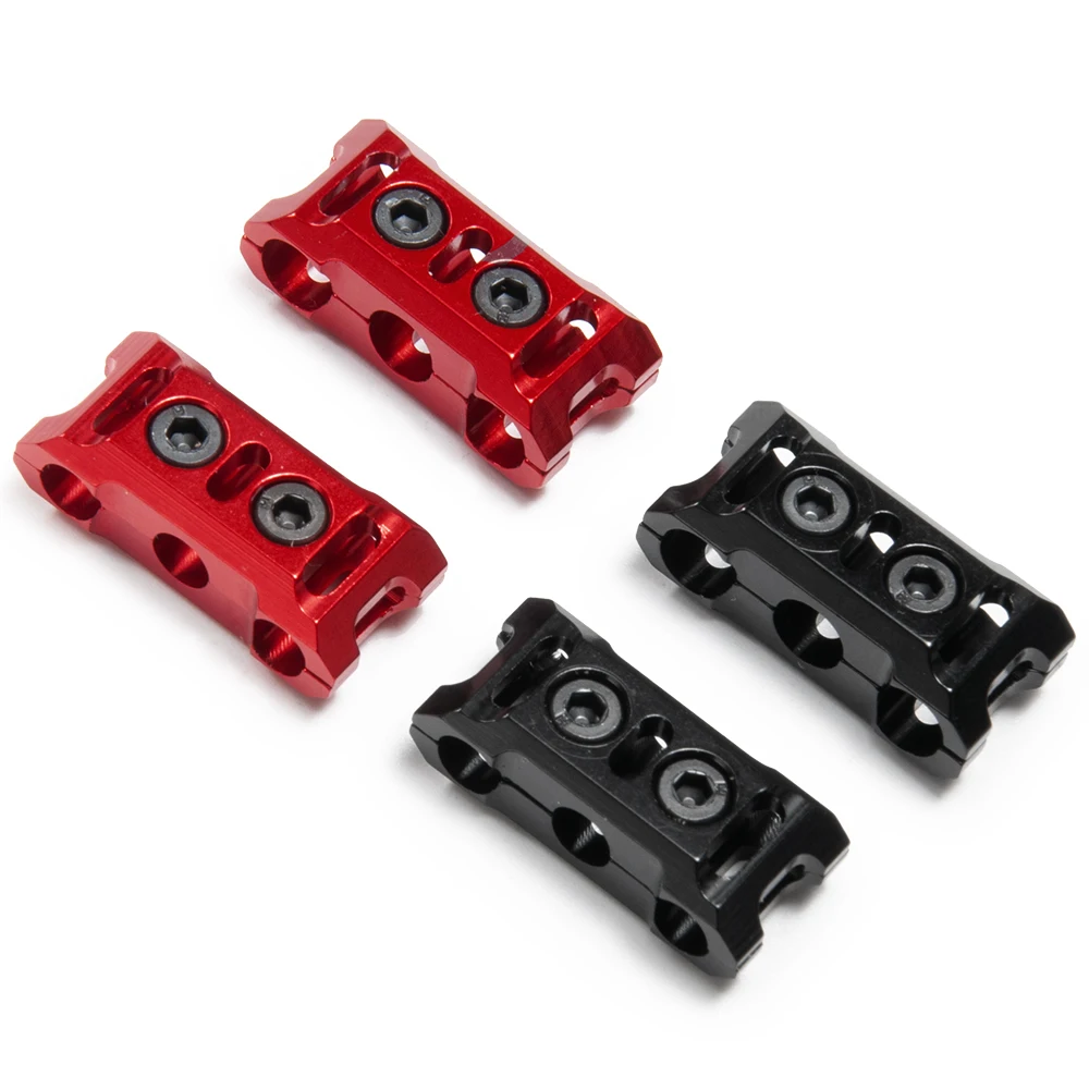 AXSPEED Aluminum Alloy ESC Motor Cable Manager Wire Fixed Clamp Buckle Prevent Tangled Line Clip Tool for RC Climbing Model Car