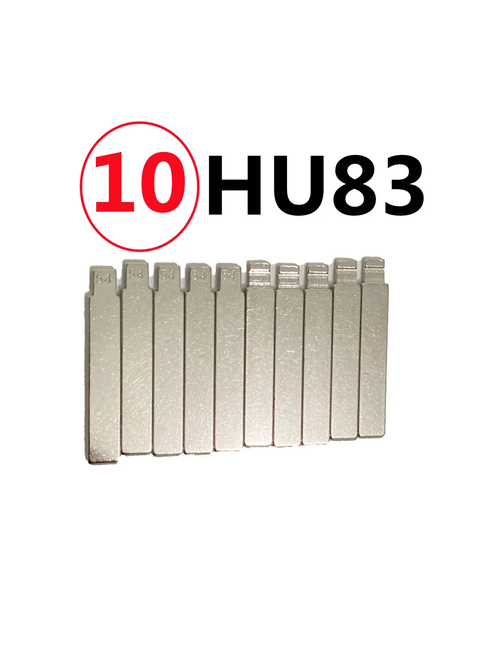 Keychannel 10PCS 54# Xhorse KD Blade HU83 Car Key Blade For Xhorse VVDI KD KEYDIY Flip Remote For Citroen Peugeot Replace Blade
