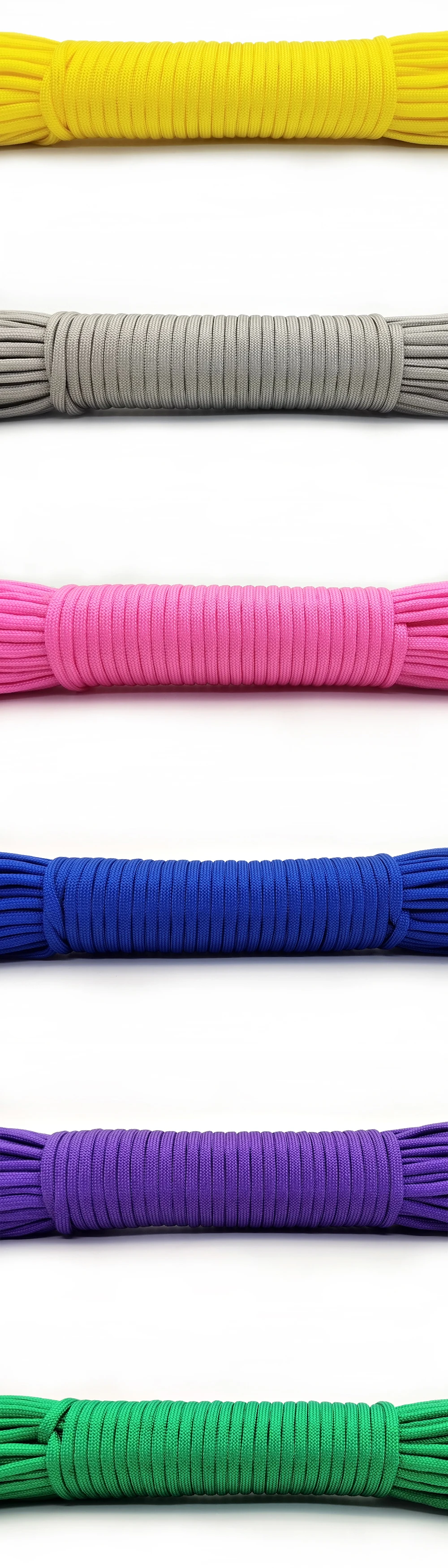 Dia 4 MM 5 10 20 31 Meters 7 Stand Cores Paracord Parachute Cord Lanyard Tent Rope For Hiking Camping Clothesline DIY Bracelet