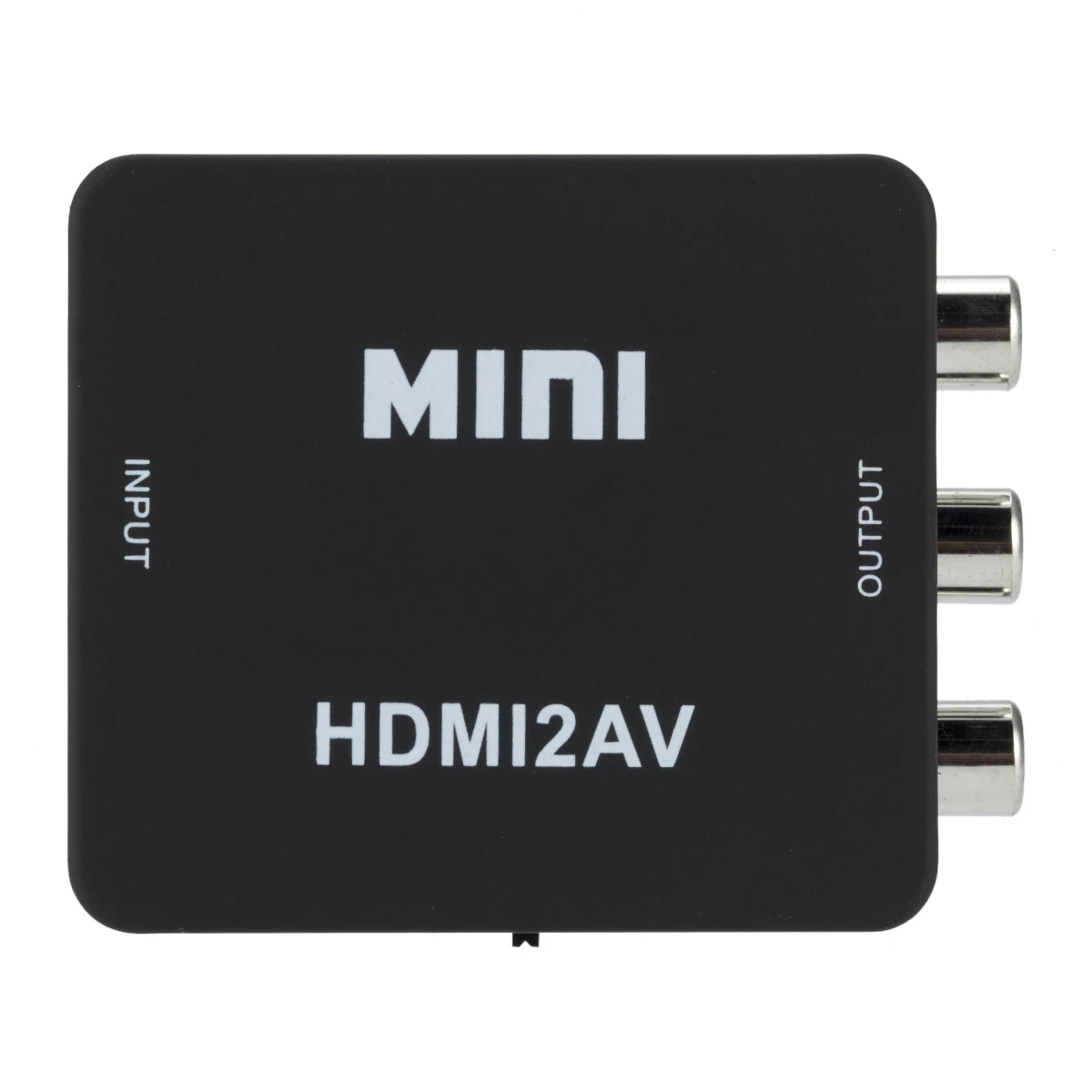 Grwibeou 1080P HDMI-compatible to RCA Converter AV/CVSB L/R Video Box HD 1920*1080 HDMI2AV Support NTSC PAL Output HDMI To AV