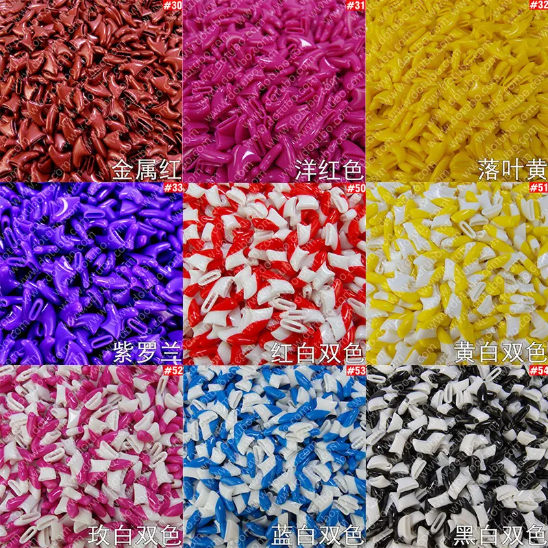 Cat Nail Caps Pet Cat Soft Paws Nail Protector Cover With Free Adhesive Glue + Applicator 20pcs/lot for Kitten