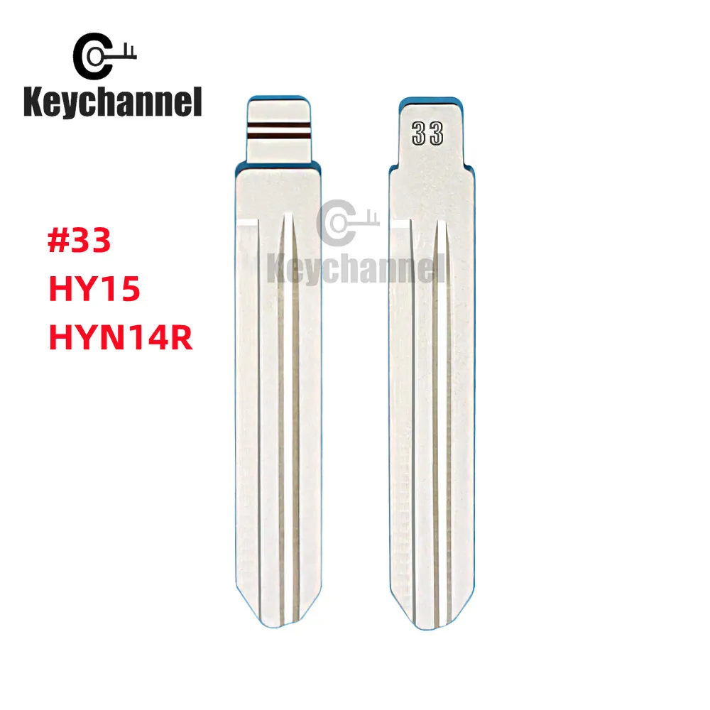 10pcs 129#130# 33# 50# Car Key Blade KD Key Blank HY20 HY20R HY15 HY16 Blade for Hyundai Kia for Xhorse KD KEYDIY Remote