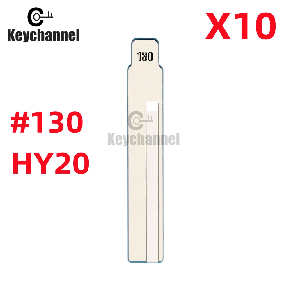 10pcs 129#130# 33# 50# Car Key Blade KD Key Blank HY20 HY20R HY15 HY16 Blade for Hyundai Kia for Xhorse KD KEYDIY Remote