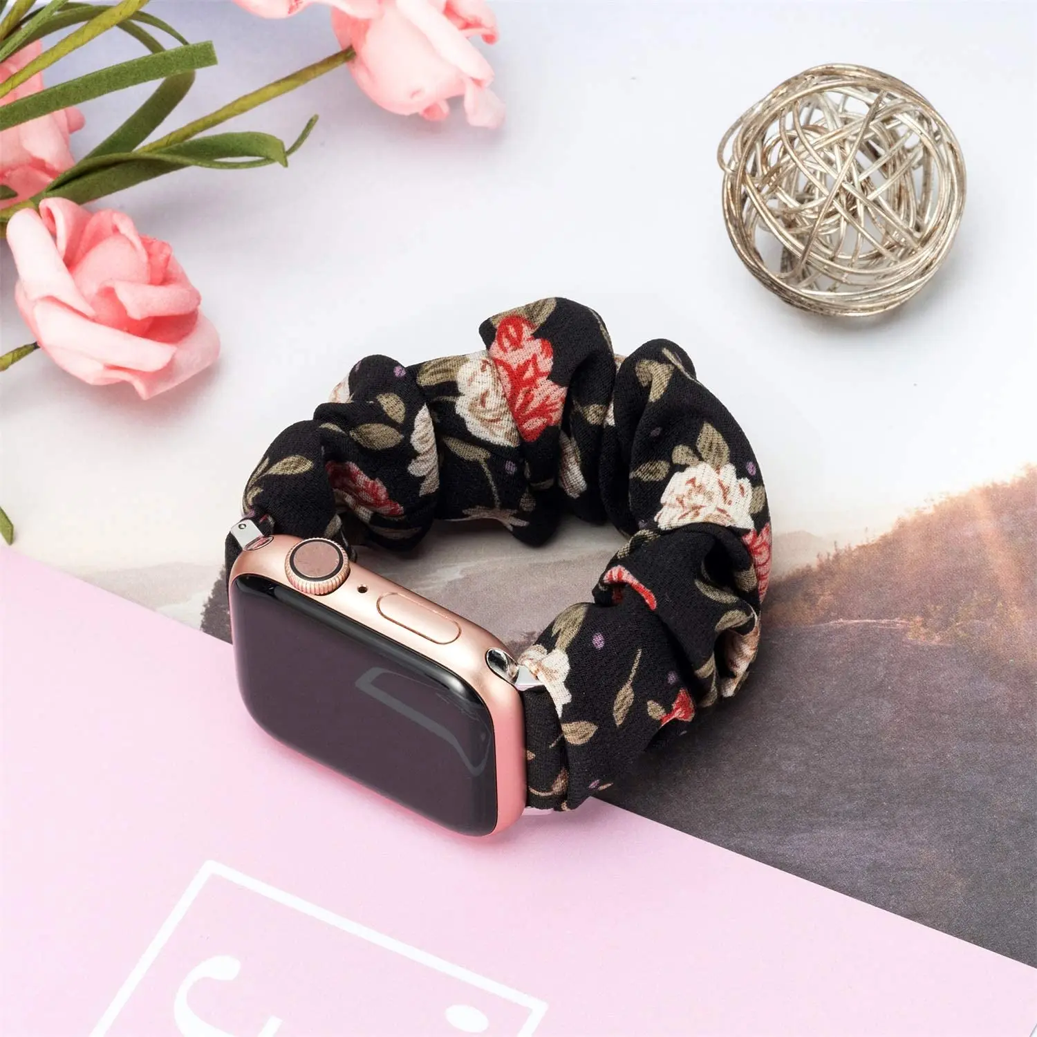 Leopard Strap For Apple Watch Band 40mm 44mm 42mm 49mm Elastic Nylon Bracelet IWatch Ultra 3 Series 11 10 SE 6 7 8 9 45mm 41mm