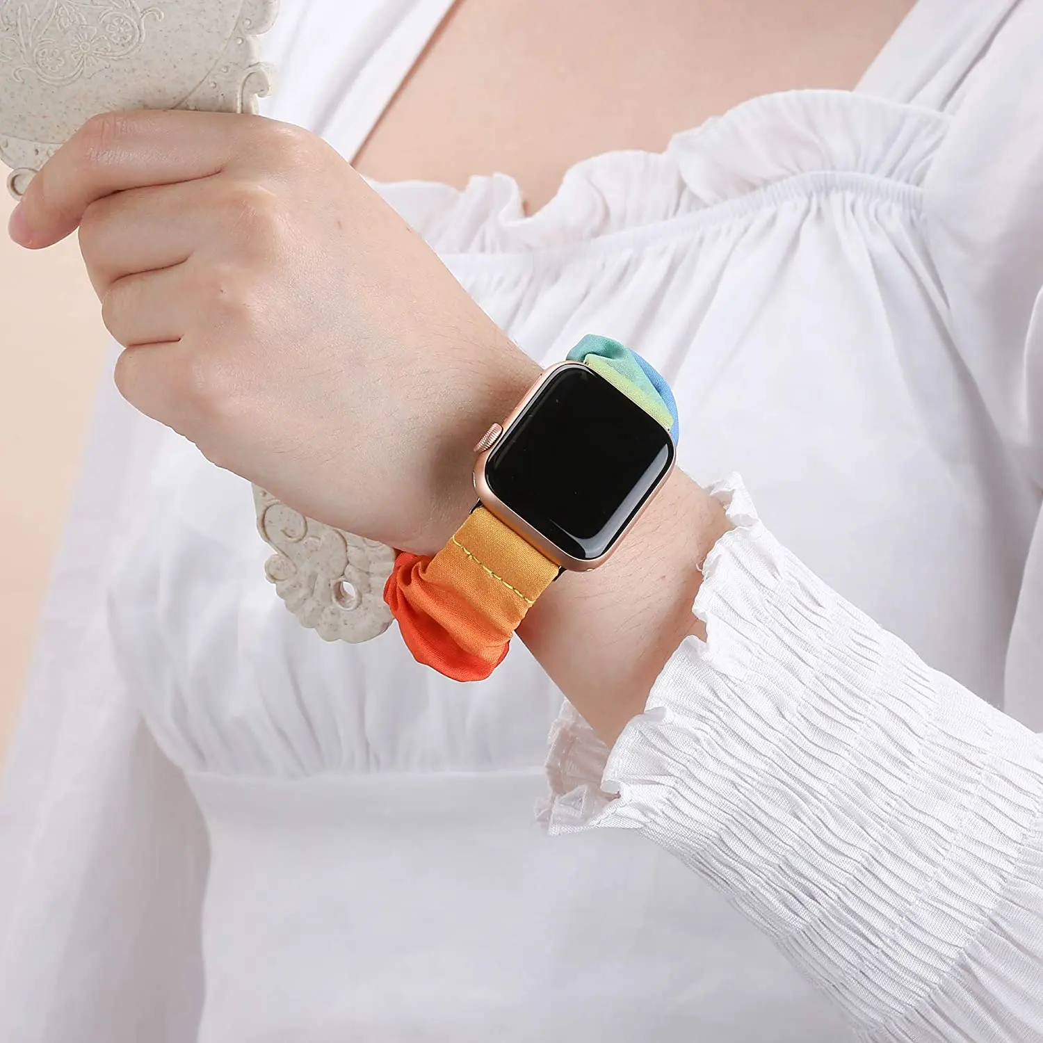Leopard Strap For Apple Watch Band 40mm 44mm 42mm 49mm Elastic Nylon Bracelet IWatch Ultra 3 Series 11 10 SE 6 7 8 9 45mm 41mm