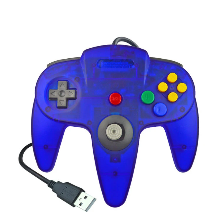 USB Wired Gamepad N64 Joystick Gamepad Controller for Mac Computer PC Handle USB Gamepad