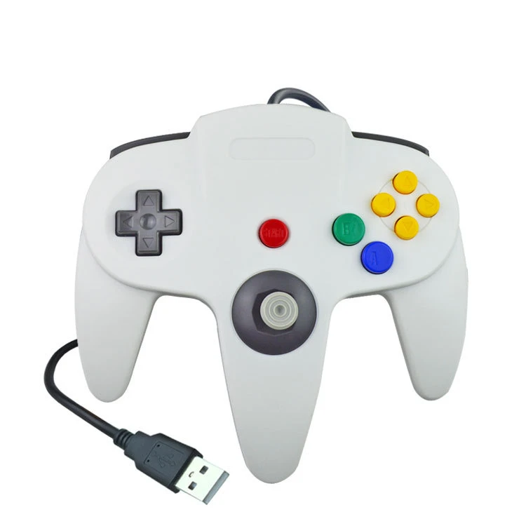 USB Wired Gamepad N64 Joystick Gamepad Controller for Mac Computer PC Handle USB Gamepad