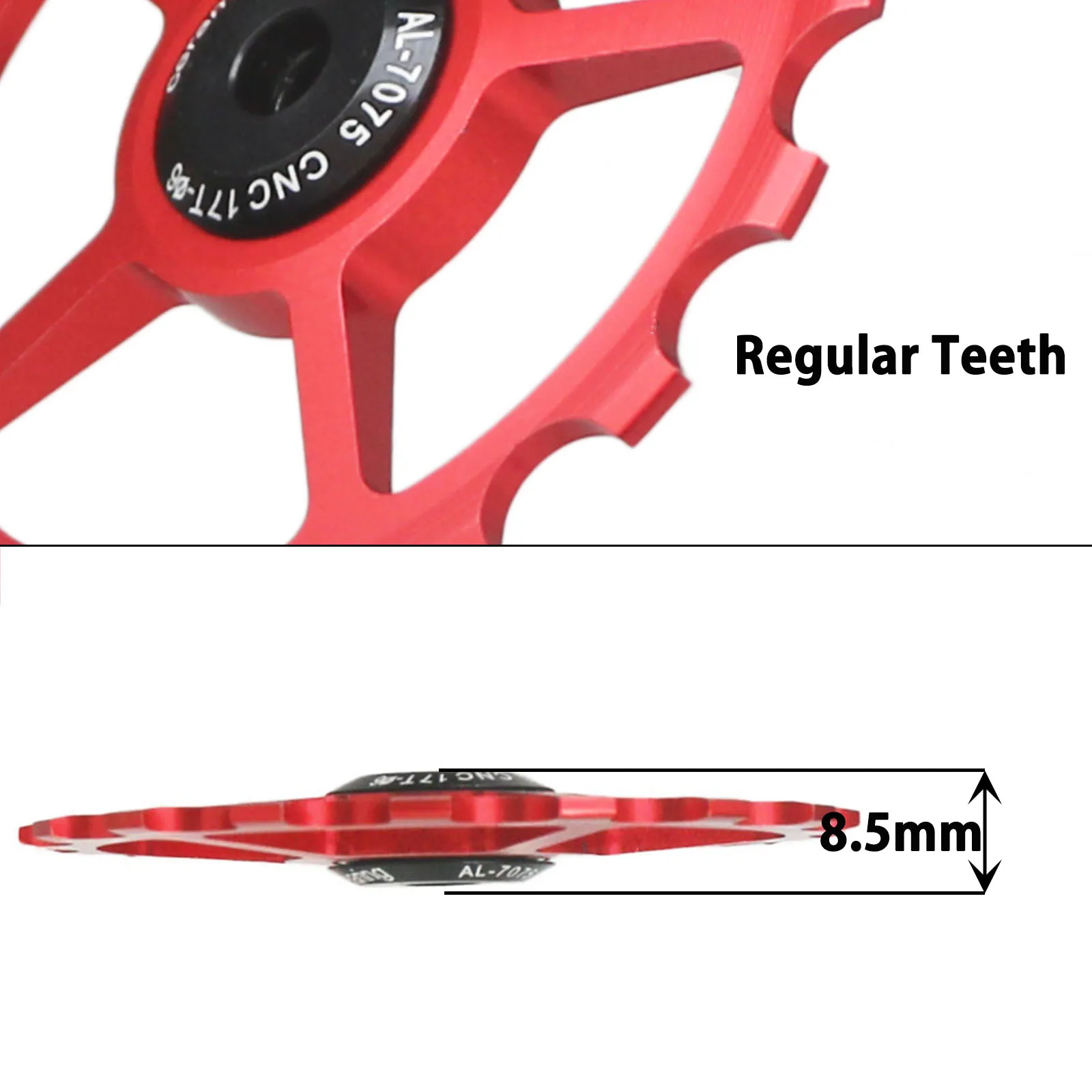 10T 11T 12T 13T 14T 15T 16T 17T Roller Rear Derailleur Pulley Ceramic Bearing Jockey Wheel MTB Road Bike Guide For Shimano Sram