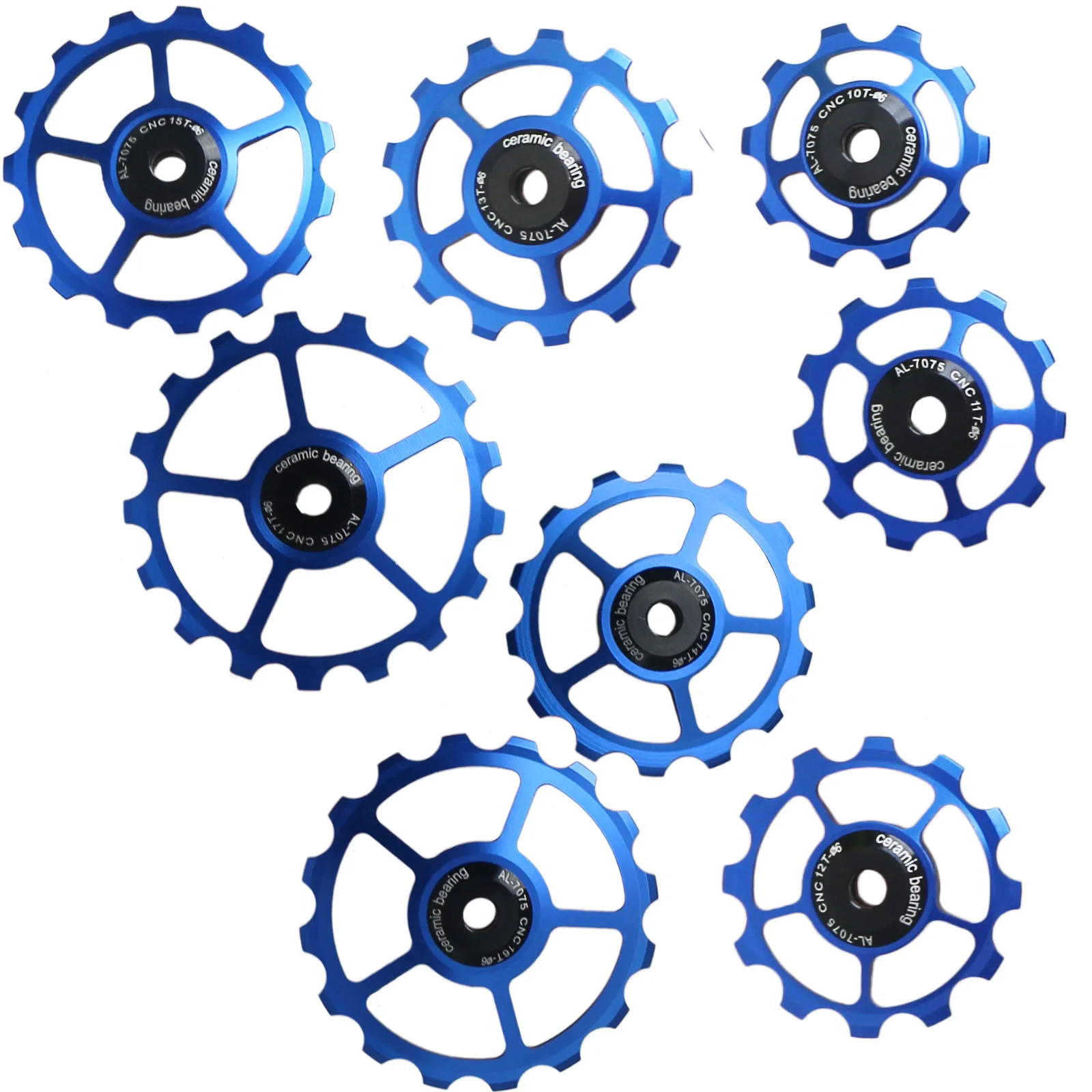 10T 11T 12T 13T 14T 15T 16T 17T Roller Rear Derailleur Pulley Ceramic Bearing Jockey Wheel MTB Road Bike Guide For Shimano Sram