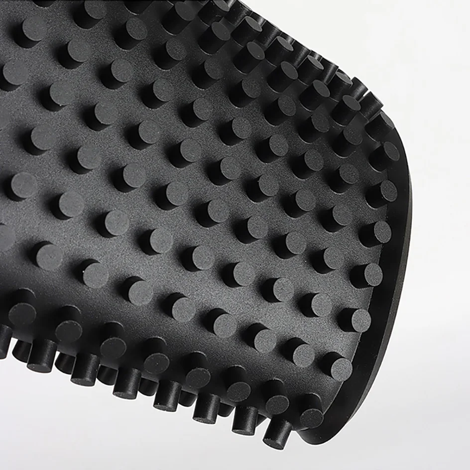 Rubber Bar Mat Coffee Maker Countertop Spill Mats Bar Service Mat Dish Glass Drying Mat for Barista Cocktail Bartender Black