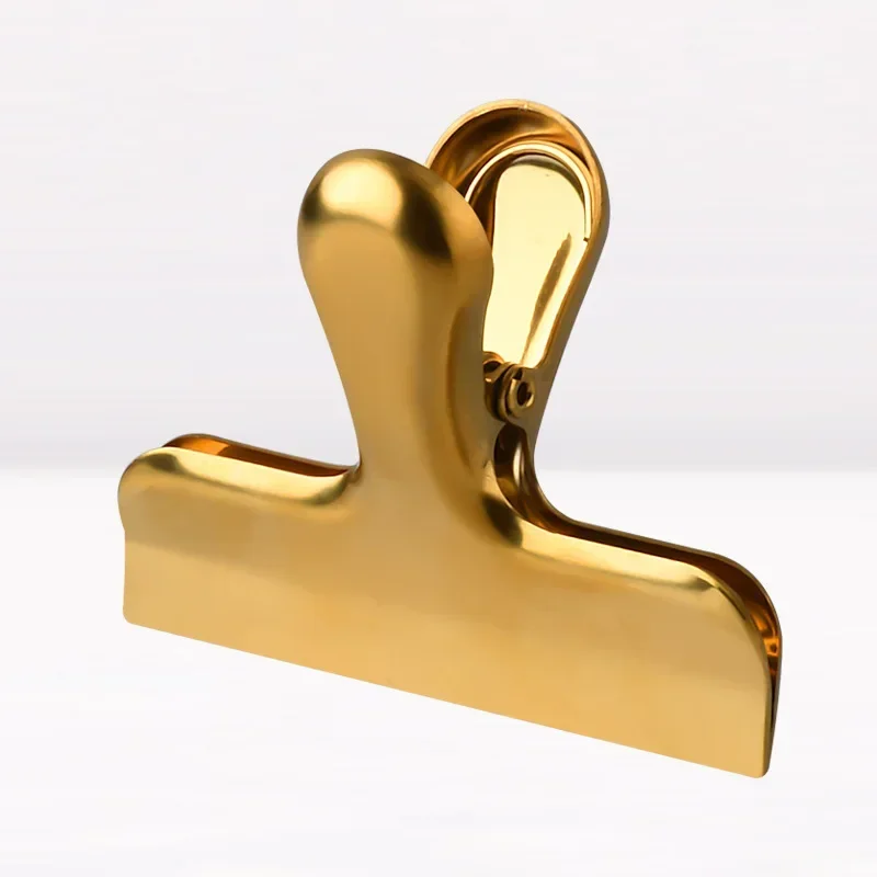 Beautiful Spring Clips Luxurious Rose Gold Metal Clip Paper Organizer Student Teacher Stationery