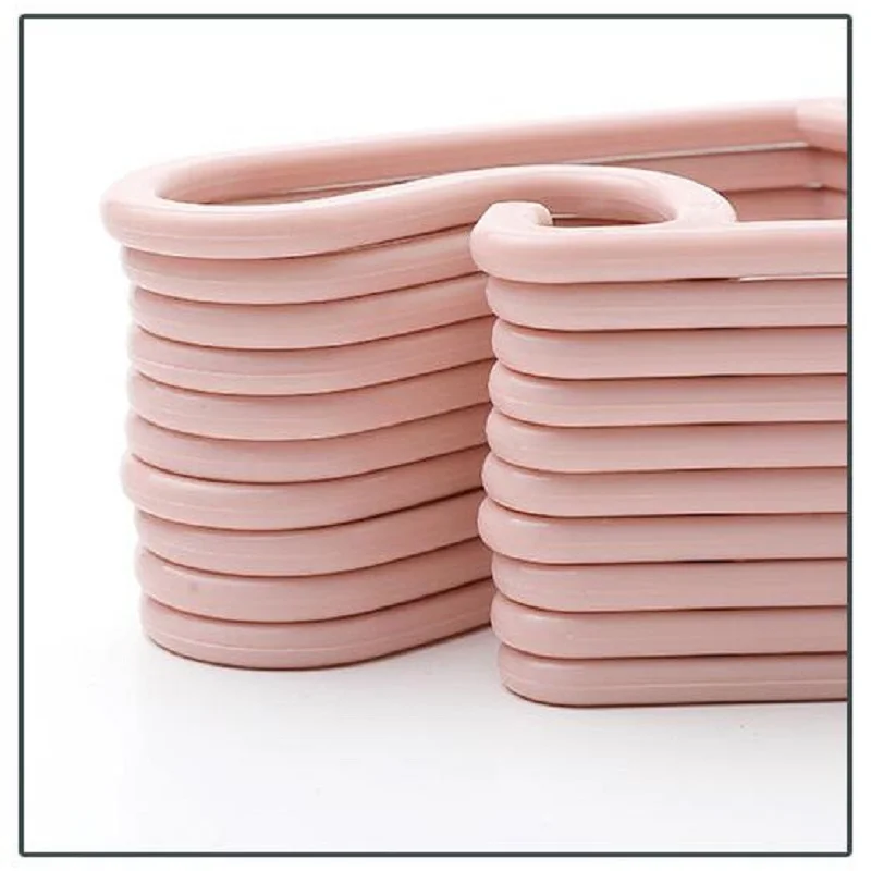 5/10/20pcs Baby Clothes Racks Portable Plastic Towel Display Scarfs Hangers Windproof Children Coats Hanger Clothing Organizer