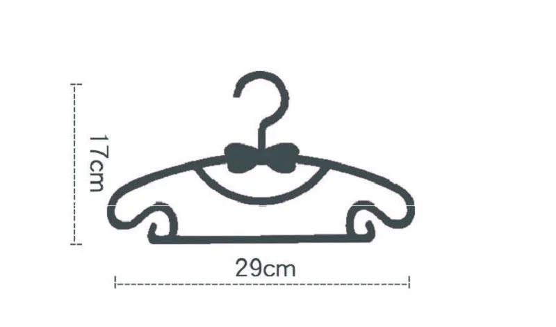 5/10/20pcs Baby Clothes Racks Portable Plastic Towel Display Scarfs Hangers Windproof Children Coats Hanger Clothing Organizer