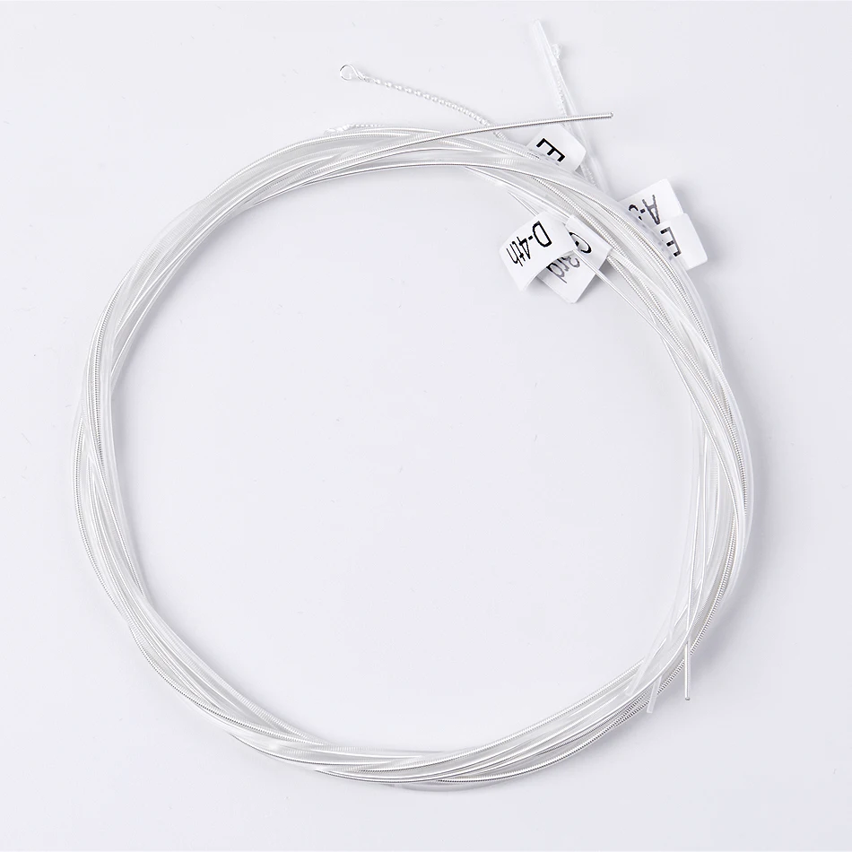 Alice AC130 Professional Classical Guitar Guitarra Strings Sliver Plated Copper Wound Clear Nylon Normal High Tension 6 Strings