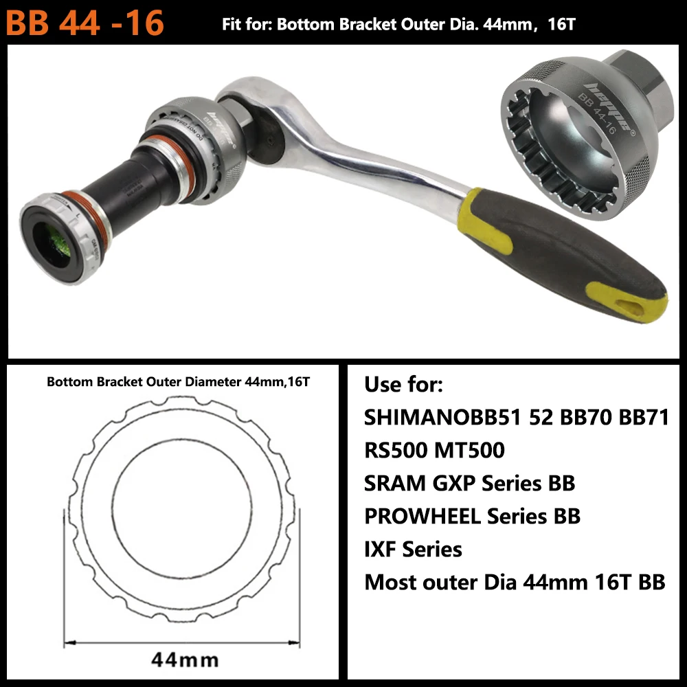 Bike Bottom Bracket Install and Removal Tool BB Puller Tool Kit Bike Repairing Tool Set for Bottom Bracket BBR60 GXP DUB BB52 XT