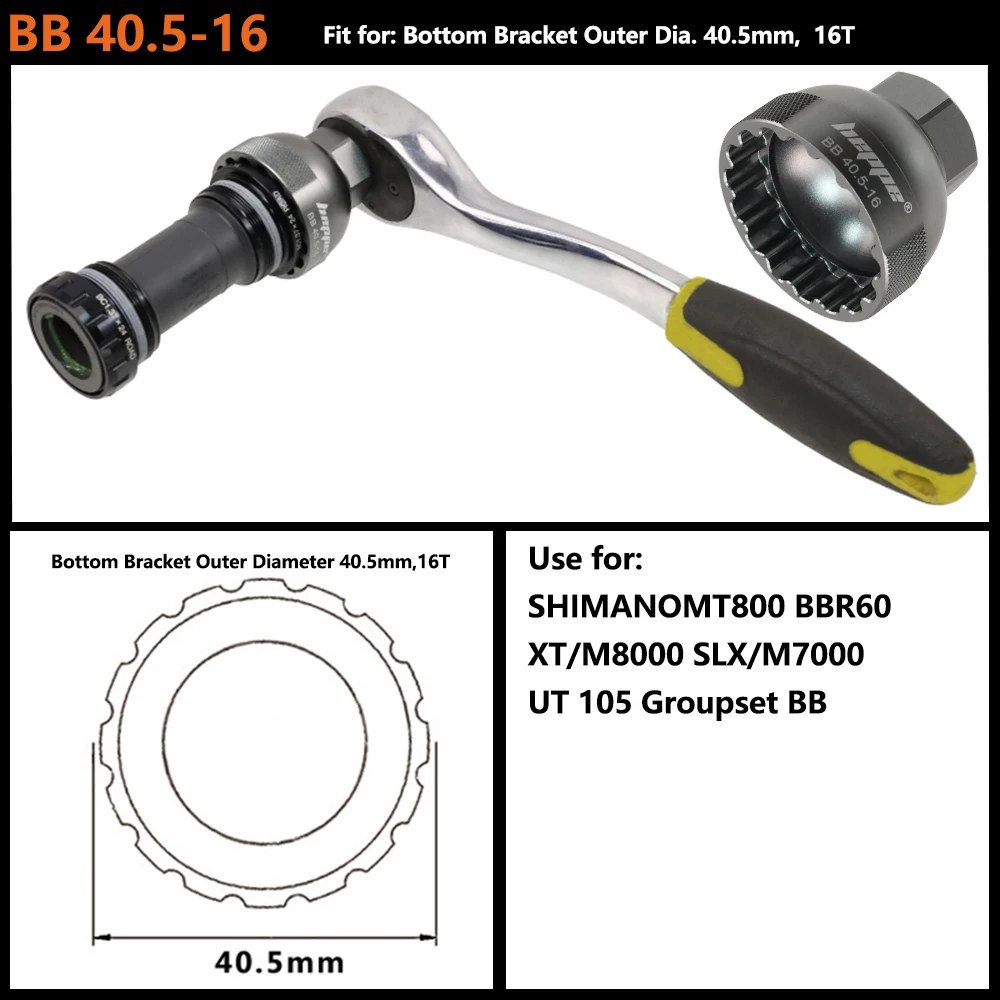 Bike Bottom Bracket Install and Removal Tool BB Puller Tool Kit Bike Repairing Tool Set for Bottom Bracket BBR60 GXP DUB BB52 XT
