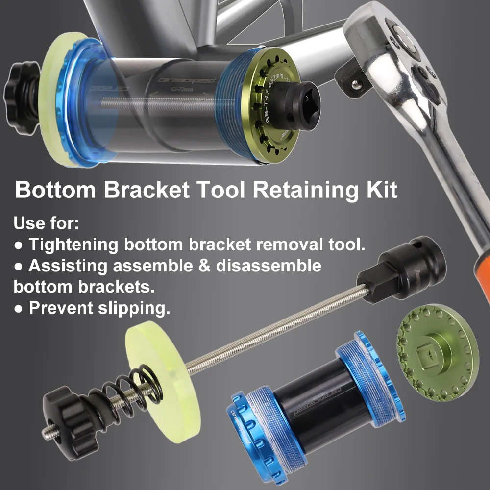 Bike Bottom Bracket Install and Removal Tool BB Puller Tool Kit Bike Repairing Tool Set for Bottom Bracket BBR60 GXP DUB BB52 XT